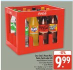 Coca-Cola, Mezzo Mix, Fanta, Sprite oder Lift im EDEKA Prospekt Coca-Cola, Mezzo Mix, Fanta, Sprite oder Lift von im aktuellen EDEKA Prospekt für 9,99 €