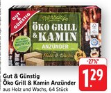 Öko Grill & Kamin Anzünder Angebote von Gut & Günstig bei E center Rottenburg für 1,29 €