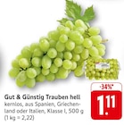 EDEKA Geisenheim - Trauben hell Angebot im Prospekt Trauben hell bei EDEKA im Geisenheim Prospekt für 1,11 €