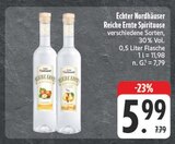 Reiche Ernte Spirituose im Angebot bei EDEKA in Altenburg Reiche Ernte Spirituose Angebote von Echter Nordhäuser bei EDEKA Altenburg für 5,99 €
