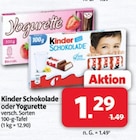 Kinder Schokolade bei Markant Nordwest im Papenburg Prospekt für 1,29 €