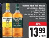 Irish Whiskey Angebote von Tullamore D.E.W. bei E center Amberg für 13,99 €