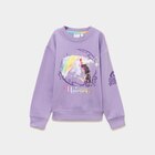 Sweat col rond L'École des licornes parme fille à 19,99 € dans le catalogue La Halle