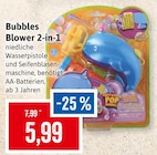 Kaufhaus Stolz Hasselberg - Bubbles Blower 2-in-1 Angebot im Prospekt Bubbles Blower 2-in-1 bei Kaufhaus Stolz im Hasselberg Prospekt für 5,99 €