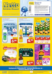 Netto Marken-Discount Prospekt "DER ORT, AN DEM DU IMMER AUSGEZEICHNETE PREISE FINDEST." mit  Seiten (Dortmund)