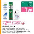 Déodorant - Narta - Supermarchés Match à Amiens Déodorant - Narta en promo chez Supermarchés Match Amiens à 3,97 €