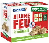 Allume feu 72 torsades - Clairfeu - Intermarché à Albert Allume feu 72 torsades - Clairfeu en promo chez Intermarché Albert à 5,99 €