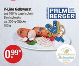 V-Lino Gelbwurst von Palmberger für 0,99 € bei V-Markt im Angebot V-Lino Gelbwurst von Palmberger im aktuellen V-Markt Prospekt