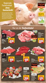 Schweinefleisch im REWE Prospekt "Dein Markt" mit 35 Seiten (Leipzig)