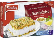 Poisson - FINDUS dans le catalogue Casino Supermarchés Poisson à la Bordelaise surgelé - FINDUS à 1,75 € en promo chez Casino Supermarchés