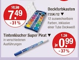 Deckfarbkasten im Angebot bei V-Markt in Kempten Deckfarbkasten Angebote bei V-Markt Kempten für 0,99 €