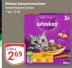 Katzentrockenfutter im Angebot bei GLOBUS in Kaiserslautern Katzentrockenfutter Angebote von Whiskas bei GLOBUS Kaiserslautern für 2,69 €