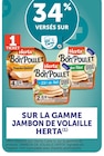 Promo 34% versés sur ma Carte U sur la gamme jambon de volaille Herta à  dans le catalogue Hyper U à La Roche-sur-Yon