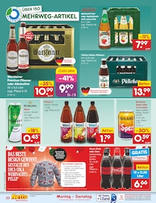 Coca Cola im aktuellen Netto Marken-Discount Prospekt (Nettetal) Coca Cola im Netto Marken-Discount Prospekt "Aktuelle Angebote" mit 63 Seiten (Nettetal)