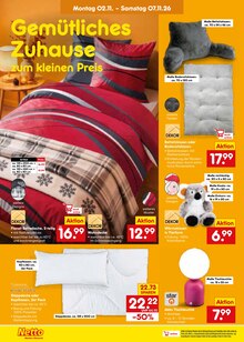 Bettwäsche im aktuellen Netto Marken-Discount Prospekt (Mönchengladbach) Bettwäsche im Netto Marken-Discount Prospekt "Aktuelle Angebote" mit 70 Seiten (Mönchengladbach)