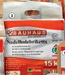 Nadelholz Briketts bei BAUHAUS in Melle Nadelholz Briketts im Angebot bei BAUHAUS Melle für 1,95 €
