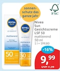 Sun Gesichtscreme LSF 50 bei budni im Dollern Prospekt für 9,99 €