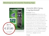 nicorette Mint Spray, 1 mg/Sprühstoß 1 bei LINDA Premiumapotheke im Maintal Prospekt für 27,80 €