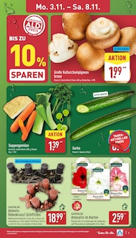 Champignons Angebot im ALDI Nord Prospekt, gültig von 03.11.2025 bis 08.11.2025 Champignons Angebot im aktuellen ALDI Nord Prospekt auf Seite 3