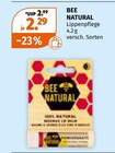 Lippenpflege von Bee Natural im aktuellen Müller Prospekt für 2,29 €