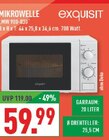 Mikrowelle MW 900-030 im Angebot bei Marktkauf in Essen Mikrowelle MW 900-030 Angebote von Exquisit bei Marktkauf Essen für 59,99 €