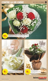 Prix et réduction Fleurs dans le prospectus Intermarché Super en cours Offre Fleurs dans le catalogue Intermarché Super du moment à la page 17
