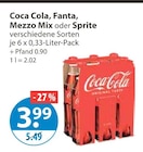 Aktuelle Coca Cola Angebote bei V-Markt in Augsburg Aktuelles Coca Cola, Fanta, Mezzo Mix oder Sprite Angebot bei V-Markt in Augsburg ab 3,99 €