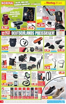 Fahrradschloss im Norma Prospekt "Mehr fürs Geld" mit 19 Seiten (Solingen (Klingenstadt))