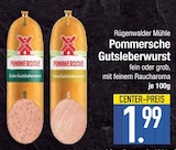 Pommersche Gutsleberwurst fein von Rügenwalder Mühle im aktuellen EDEKA Prospekt für 1,99 €