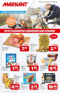 Markant Nordwest Prospekt der Woche "DER MARKT FÜR GUTES ESSEN UND TRINKEN" Seite 1, 08.09.2025 bis 13.09.2025 für Delbrück Aktueller Markant Nordwest Prospekt "DER MARKT FÜR GUTES ESSEN UND TRINKEN" Seite 1 von 12 Seiten für Delbrück