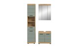 Badmöbel-Set SCHLOONSEE 3 teilig bestehend aus: Hochschrank Waschbeckenunterschrank Spiegelschrank Schloonsee im aktuellen Höffner Prospekt