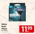 Mach3 Klingen Angebote von Gillette bei famila Nordost Flensburg für 11,99 €