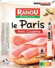 Jambon de Paris Avec Couenne - MONIQUE RANOU dans le catalogue Intermarché Hyper