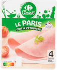 Jambon le Paris cuit à l'étouffée - CARREFOUR CLASSIC' dans le catalogue Carrefour