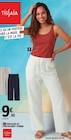 Pantalon ou Pantacourt Femme - TISSAIA en promo chez E.Leclerc Aulnay-sous-Bois à 4,95 €