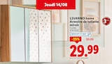 Armoire de toilette miroir - LIVARNO HOME - Lidl à Épinay-sur-Seine Armoire de toilette miroir - LIVARNO HOME en promo chez Lidl Épinay-sur-Seine à 29,99 €