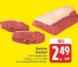 Aktuelles Deutsches Roastbeef Angebot bei EDEKA in Chemnitz ab 2,49 €