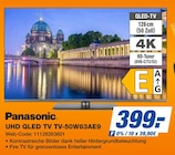 UHD QLED TV TV-50W83AE9 im Angebot bei expert in Würzburg UHD QLED TV TV-50W83AE9 Angebote von Panasonic bei expert Würzburg für 399,00 €