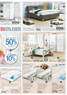 Matratze im Ostermann Prospekt "WOHNEN NEU ERLEBEN" mit 16 Seiten (Wuppertal)