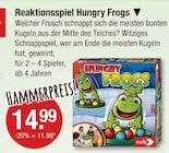 Gesellschaftsspiele im V-Markt Prospekt Reaktionsspiel Hungry Frogs von Noris im aktuellen V-Markt Prospekt für 11,99 €