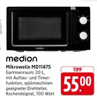 Mikrowelle MD11475 im Angebot bei E center in Leinfelden-Echterdingen Mikrowelle MD11475 Angebote von Medion bei E center Leinfelden-Echterdingen für 55,00 €