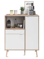 Desserte Olga 2 portes 1 tiroir - But à Boulogne-Billancourt Desserte Olga 2 portes 1 tiroir en promo chez But Boulogne-Billancourt à 135,79 €