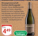 Weißburgunder von Winzergenossenschaft Herxheim für 4,49 € bei GLOBUS im Angebot Weißburgunder von Winzergenossenschaft Herxheim im aktuellen GLOBUS Prospekt