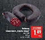 Schwarzwurst „Scharfer Johann“ Angebote von Nothwang bei Marktkauf Bautzen für 1,49 €