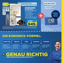 Kühlschrank im EURONICS Prospekt "GUTSCHEINHEFT. EINS KAUFEN. EINS GRATIS." mit 24 Seiten (Euskirchen)