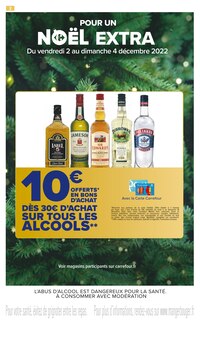Catalogue Carrefour Market à Paris cette semaine, valable du 29/11/2022 au 11/12/2022 Prospectus Carrefour Market à Paris, "Et si on préparait un Noël extra ?", 16 pages de promos valables du 29/11/2022 au 11/12/2022