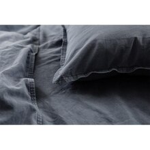 porta Möbel Wadersloh - HAHN RENFORCÈ-Bettwäsche STONEWASHED 135 x 200 cm grau/schwarz HAHN RENFORCÈ-Bettwäsche STONEWASHED 135 x 200 cm grau/schwarz Angebot bei porta Möbel Wadersloh im Prospekt "BACK TO NATURE"