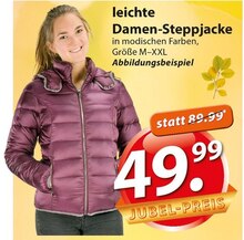 leichte Damen-Steppjacke bei famila Nordost in Stade leichte Damen-Steppjacke im Angebot bei famila Nordost Stade für 49,99 €