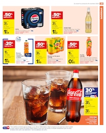 Prix et réduction Cola dans le prospectus Carrefour Market en cours Offre Cola dans le catalogue Carrefour Market du moment à la page 31