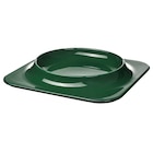 Teller dunkelgrün Angebote von VINTERFINT bei IKEA Ravensburg für 29,99 €